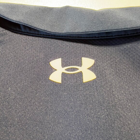 Under Armour Polo Shirt XXL – Navy Blue Performance Wear - Picture 5 of 9